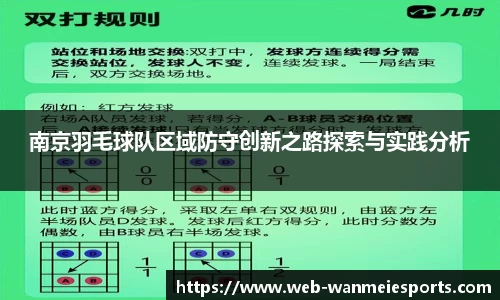 南京羽毛球队区域防守创新之路探索与实践分析
